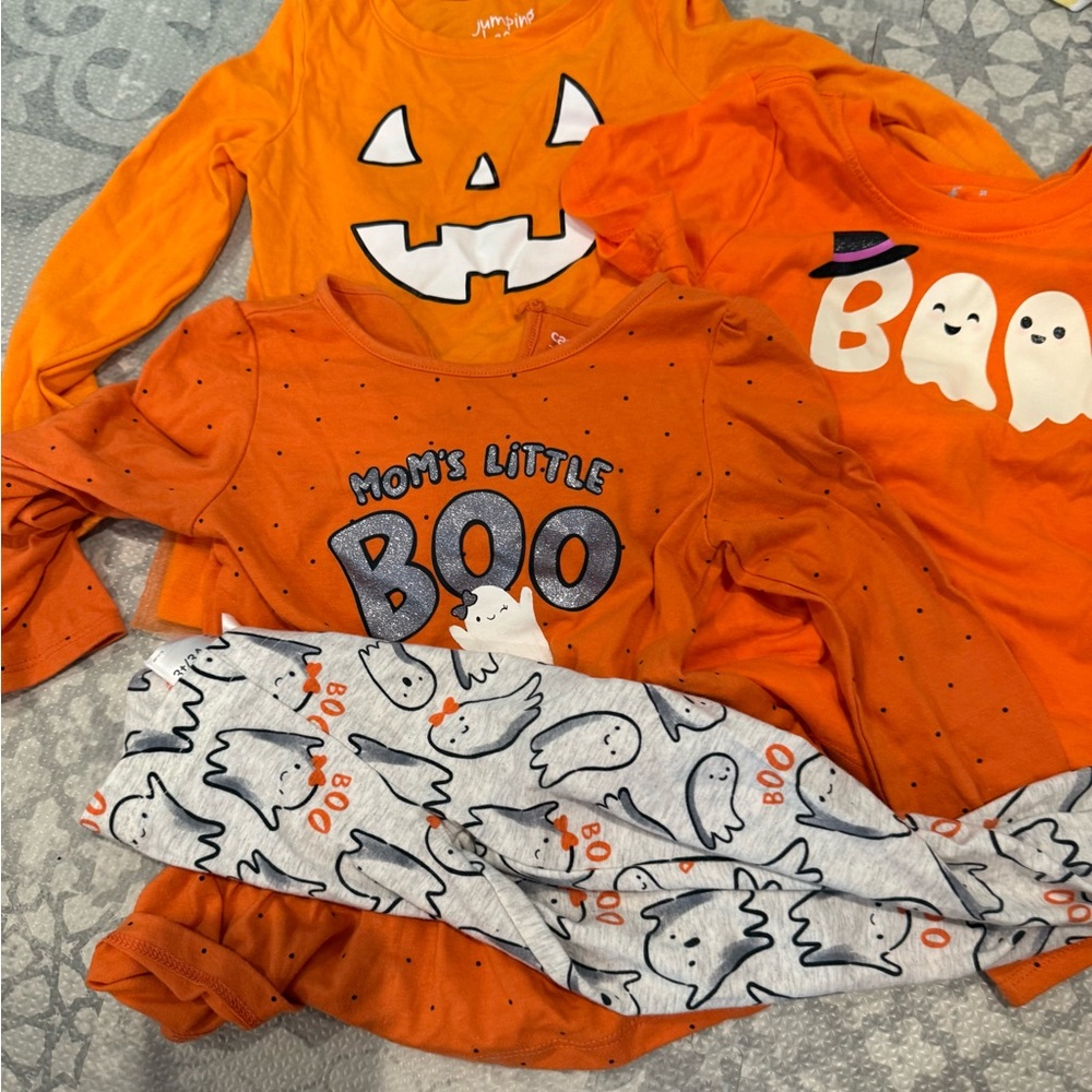 Halloween Pumpkin and Ghost Costume Set for Kids